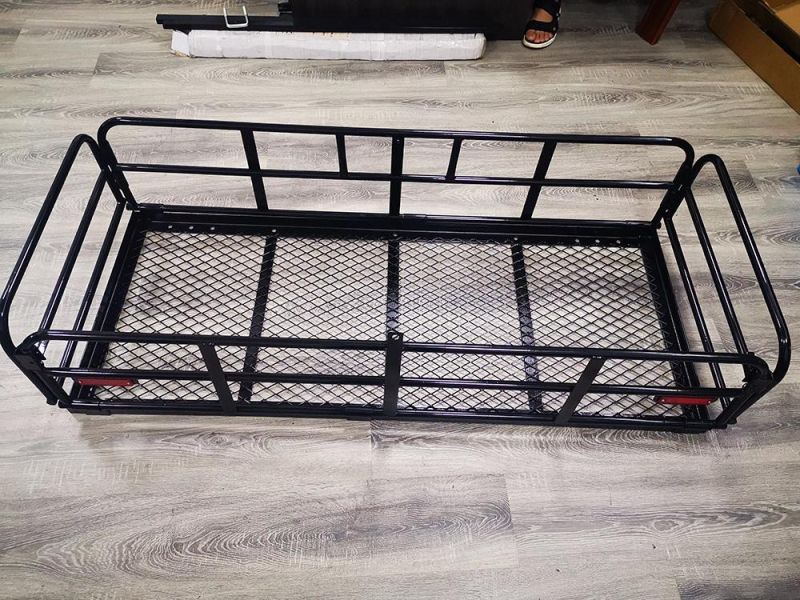 Universal Foldable Iron/Stainless Steel Rear Carrier Basket