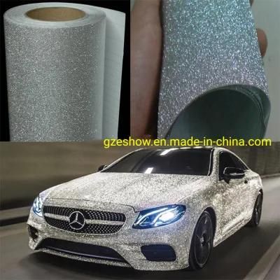 Diamond Pearl PVC Self-Adhesive Car Decorative Glitter Film