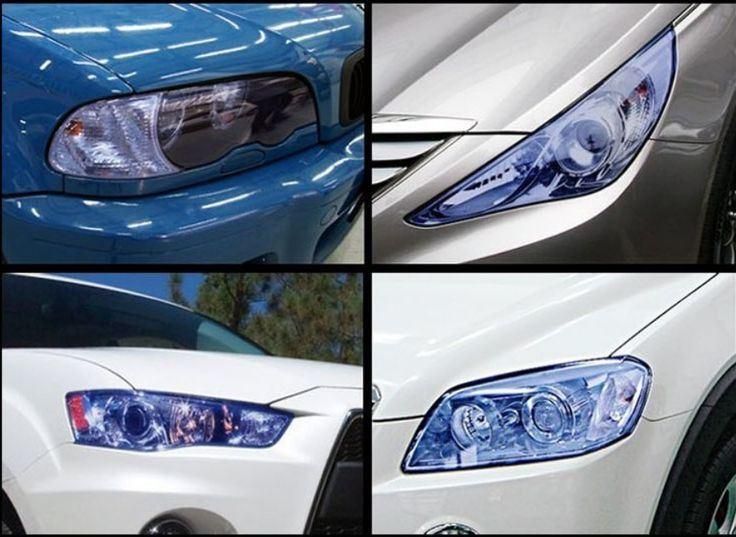 Factory Price Colorful Black Headlight PVC Film Wrap Car Light Protection Film