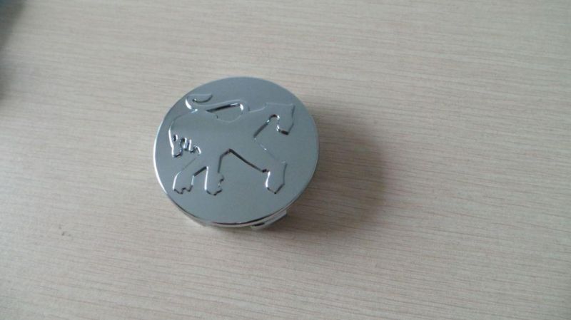 Customized Full Chrome Silver ABS Car Parts Wheel Center Car Cap