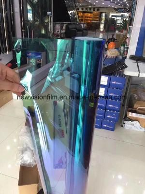 High Heat-Rejecting Decorative Chameleon Colorful Window Film for Car