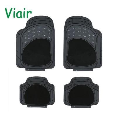 Car Mat Carpet Car Floor Mat Black PVC Rubber Car Mat Set