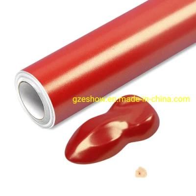 Matte Gold Charm Orange Color Vinyl Car Wrap