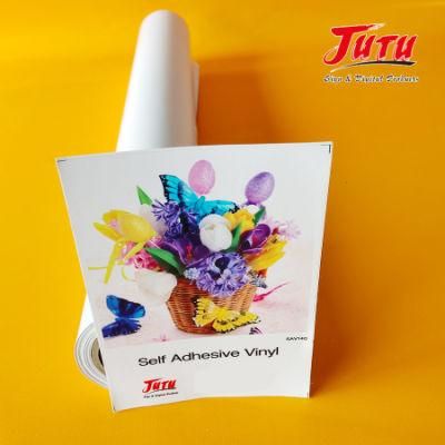 Jutu Weather Proof Advertising Material Self Adhesive Film Suitable with Excellent Price/Performance Ratio