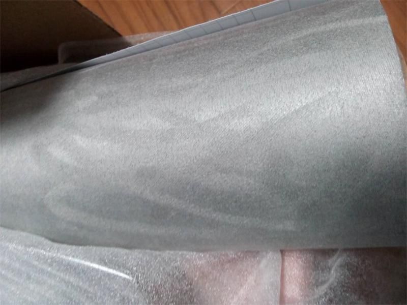 Black for Car Interior Decoration Adhesive Sticker Vinyl Wrap Roll Fabric Suede Fabric Film