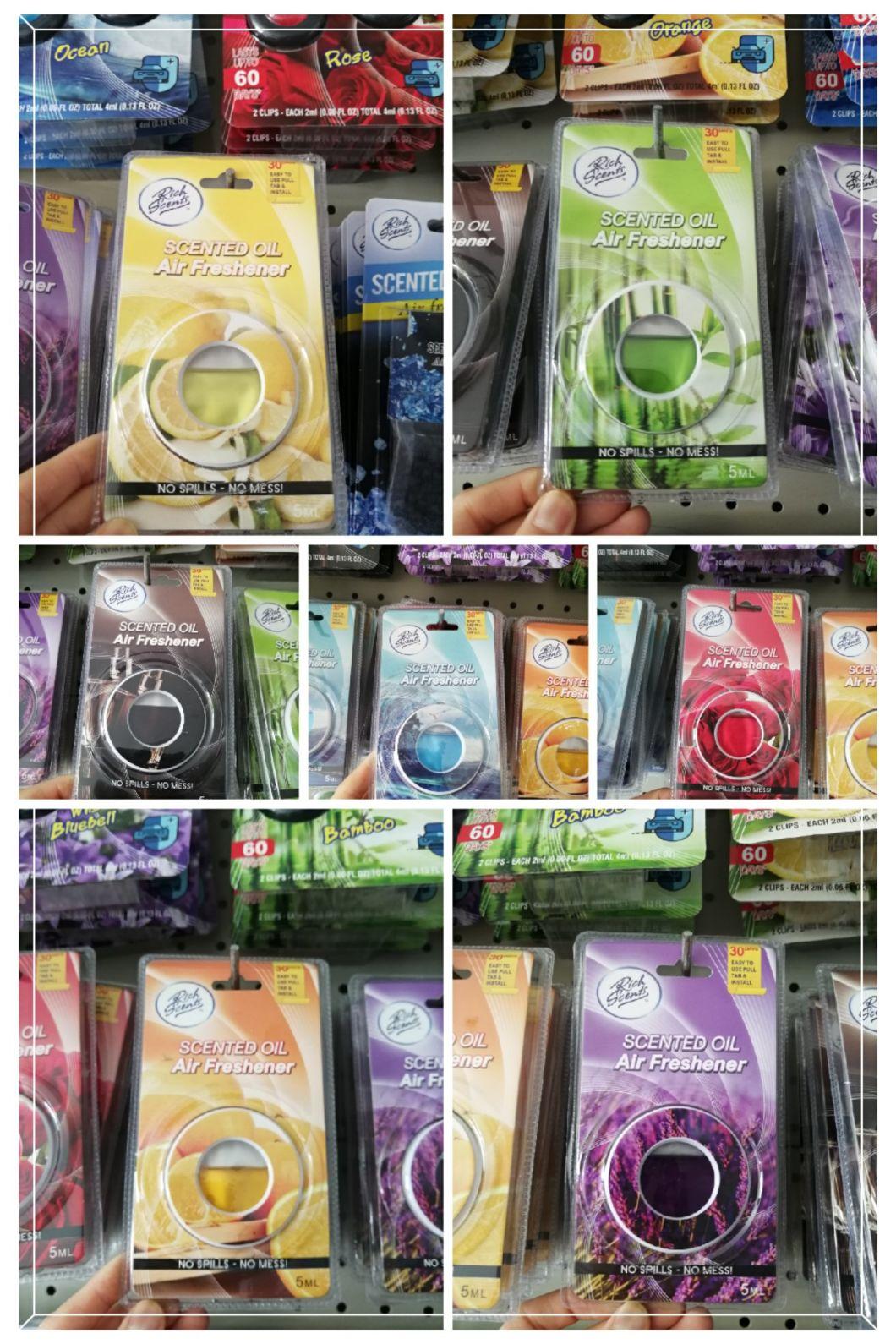 Hot Sale Popular Perfume Paper Card Hanging Car Air Freshener