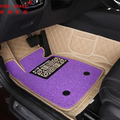 Wholesale Customized Hand Sewing Leather Anti Slip 5D Car Pad