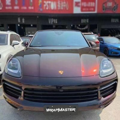 Tsautop 1.52*18m Soul Red Pet Car Wrap Vinyl Material