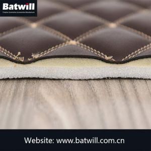 PVC Diamond Stitching Leather Material for Foot Mat