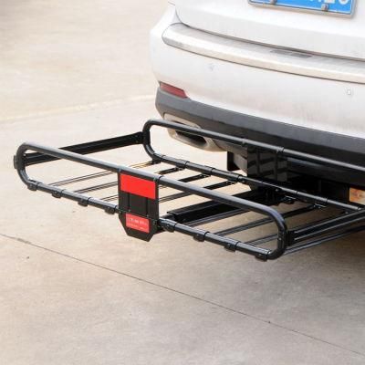 Car Luggage Roof Rack for 300lbs Hitch Cargo Carrier 46&quot; X19&quot; X6&quot; Carrying Cargo Basket