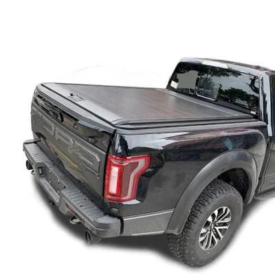 Aluminum Hard Retractable Manual Pickup Bed Cover Tonneau Cover for Dodge RAM 1500 5.5FT with Double Safety Lock