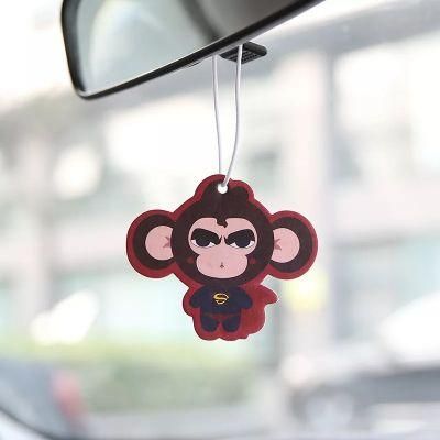 Private Label Mini Customised Hanging Car Perfume Air freshener Paper Air Freshener