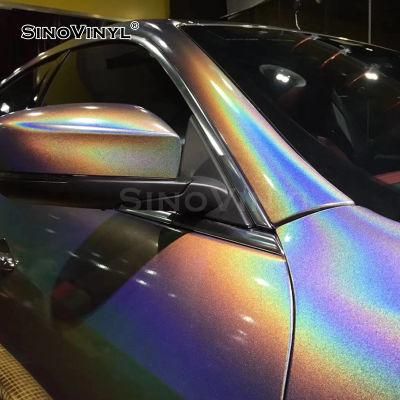 SINOVINYL Iridescence Car Sticker Color Vinyl Wrap Latest Design Motorcycles Bikes Wrapping Vinyl