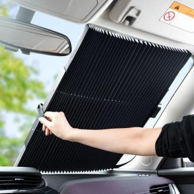 Retractable Windshield Sunshade for Auto Windshield Car Windshield and Rear Window - UV Protection Wyz20434