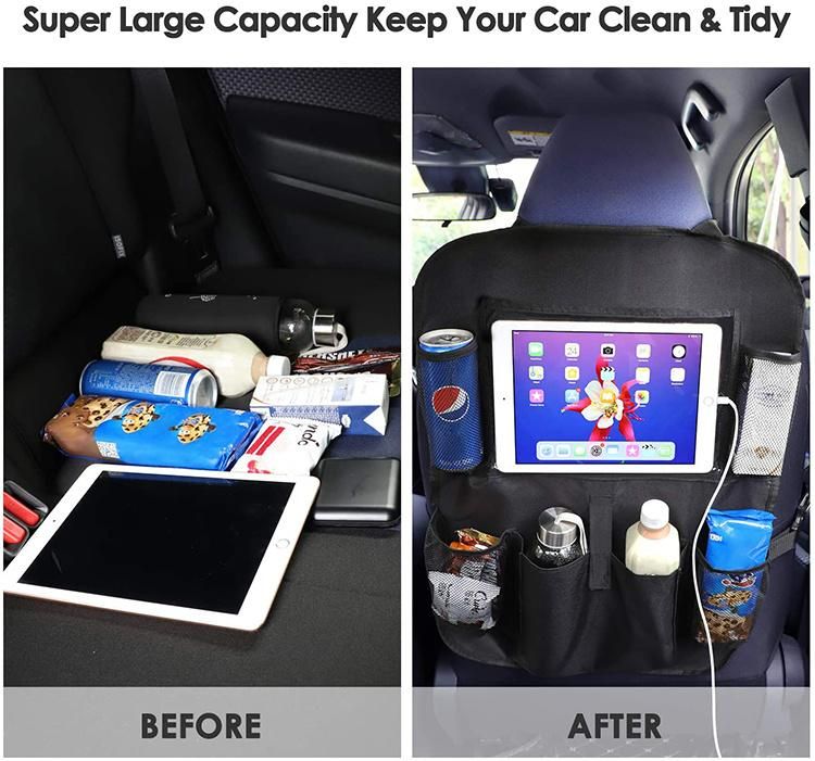 Backseat Organizer Kick Mat Protectors Car Seat Organizer for Kids