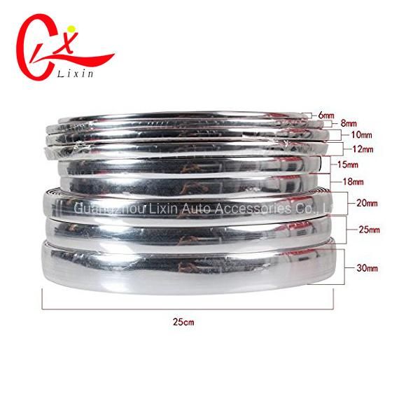 15m Car Chrome Strips Self Adhesive Moulding Trim Strip