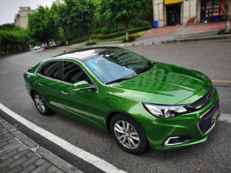 Glossy Metallic 1.52*18m Car Wrap Film Vinyl Stickers Rolls Car Wrap Vinyl Roll Car Body Stickers Self Adhesive Vinyl Car Wrap Film