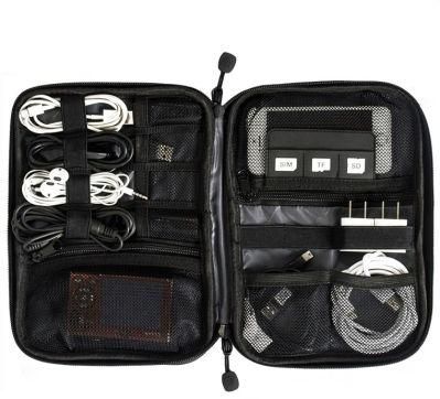 Distributor New Accessories Nylon Mens Travel USB Cable Organizer Bag for Electronic