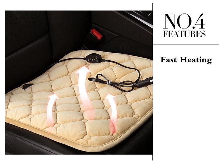 5V Heated Car Cigarette Lighter Interface Car Seat Cushion
