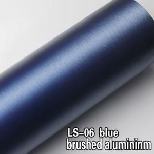 1.52X30m PVC Self Adhesive Film Brushed Aluminium Wrap Vinyl