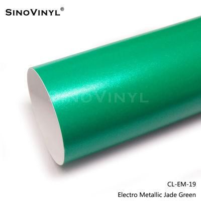 SINOVINYL Car Wrap Film Air Bubble Free Matte Electro Matallic Film for Car Wrapping Vinyl