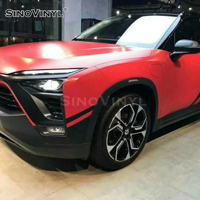 SINOVINYL Air Bubble Free Matte Chrome Ceramics Car Skin Wrap Auto Vinyl