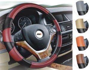 Four Seasons Steering Wheel Cover Carbon Leather Black