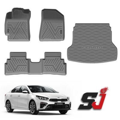 Luxury Full Set of Environmentally Friendly Anti-Skid Car Mattings For 2019 Cerato