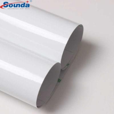 Solvent Eco-Solvent Printing Self Adhesive Vinyl White Color 1.52*50m