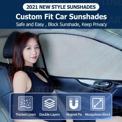 Magnet Car Sunshade, Custom Fit Car Sunshade Without Frame