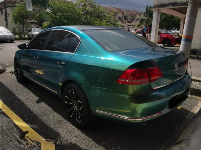 Glossy Chameleon Spring Green Vinyl Sticker Wrap Car Wrapping Film