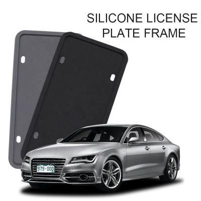 Wholesale Standard New Customized Car Number License Plate Frame Silicone License Plate Cover