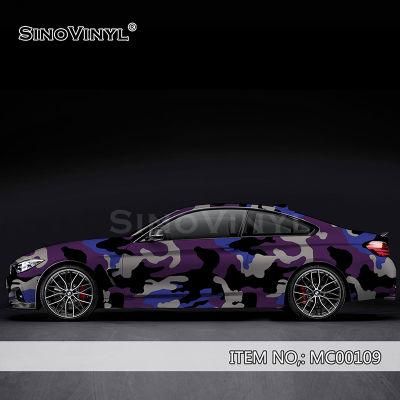 SINOVINYL Hot Sell Color Full Camouflage Vinyl Film Rolls Wholesale Car Sticker Waterproof