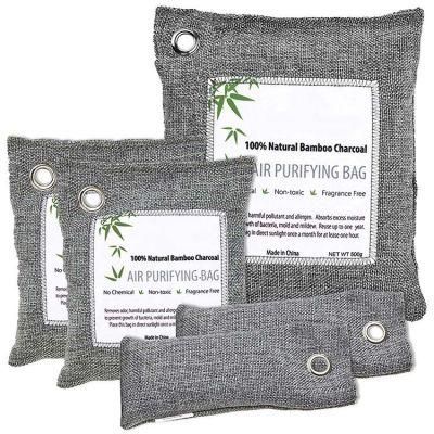 100% Biodegradable Air Purifying Bag Activated Bamboo Charcoal Natural Air Freshener