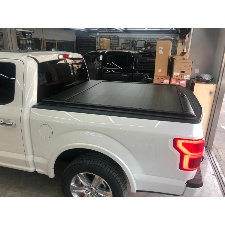 Pickup Truck Bed Retractable Tonneau Cover for Ford F150 5.5