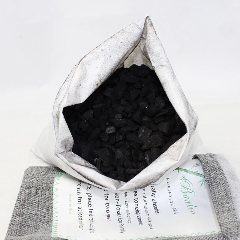 Reusable Air Purifying Bag Natural Bamboo Charcoal Captures Bag Plasic Free