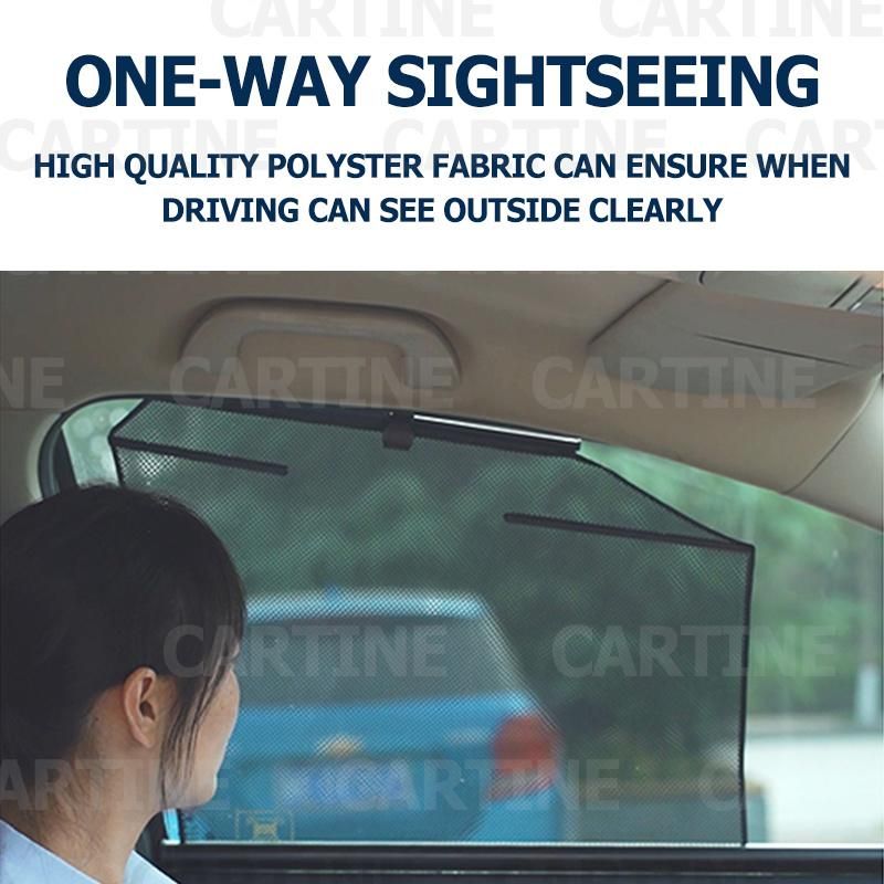 Car Shading Curtain Side Window EMI-Shading Sunshade Side Window Mesh Sun Visor Summer Protection Car Side UV Protection Curtain