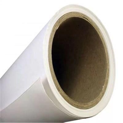 High Quality 80mic 100mic 120GSM 140GSM Glossy White Printable Vinyl Roll for Digital Printing