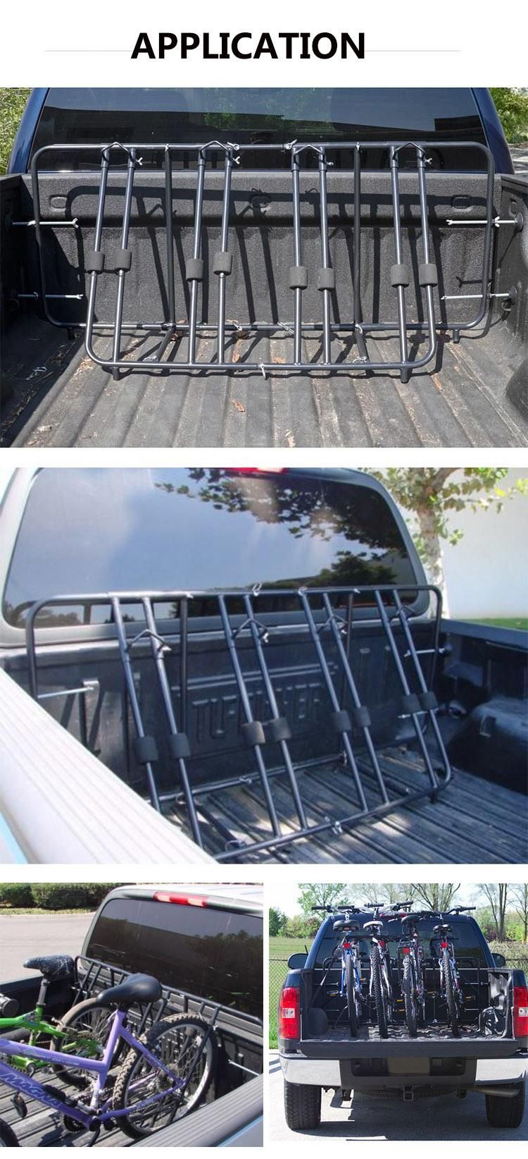 Mountain Bicycle Car Trunk Bed Rack Bike Hitch Mounted Bike Rack Storage Carrier