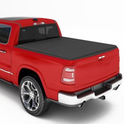 Soft Folding Truck Bed Tonneau Cover Fits for RAM 1500 2500 3500 6.4&prime; Bed 19-20-
