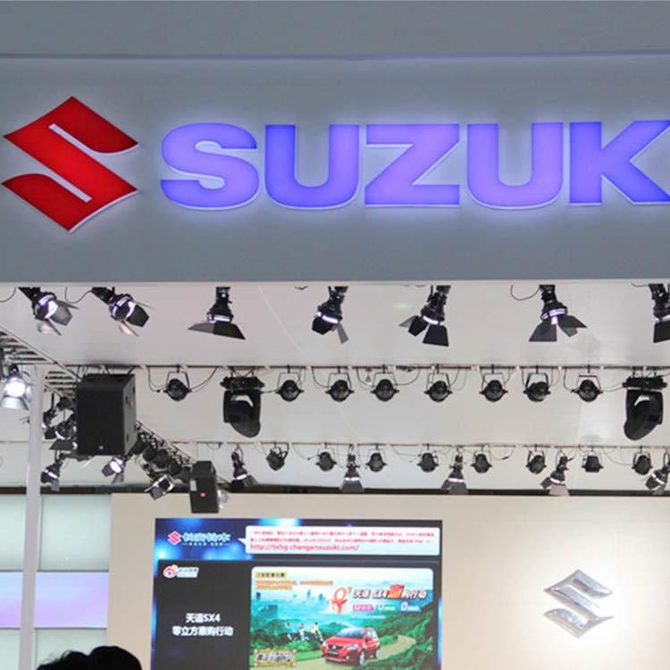 Suzuki Emblem Stickers Vacuum Blister Automotive Symbol 3D Car Logo