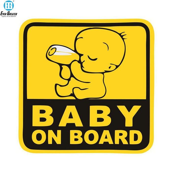 Anime Punk Baby on Board Decal
