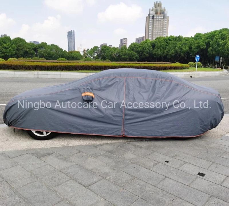 Newest Design PEVA and PP Cotton Car Cover with Reflectors