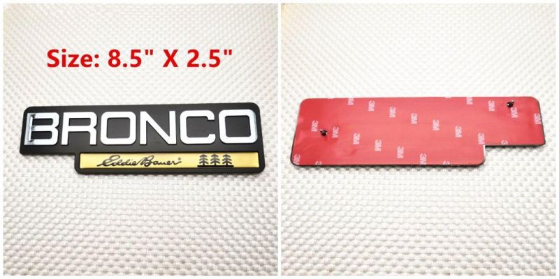 Limited Emblem Ford Bronco Mustang Emblem Fender Badge Decal Sticker Logo Car Accessories Car Parts Decoration ABS Plastic