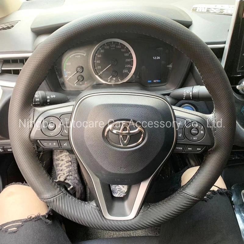 DIY Leather Sewing Car Steering Wheel Cover High Quality DIY Leather Sewing Steering Wheel Cover