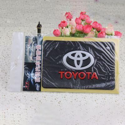 High Quality PVC Rubber Silicone Phone Anti Slip Mat with Customized Car Logo