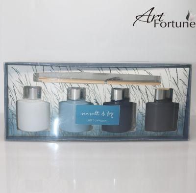 Hot Sale 50ml *3 Glass Bottle Reed Diffuser Air Freshener Gift Set
