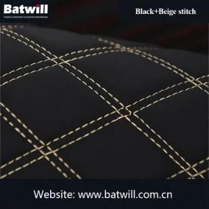 Car Mats Leather Material with Embroidery Leather