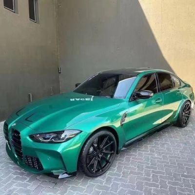 Tsautop 1.52X18meter Isle of Man Green Original Paint Car Wraps