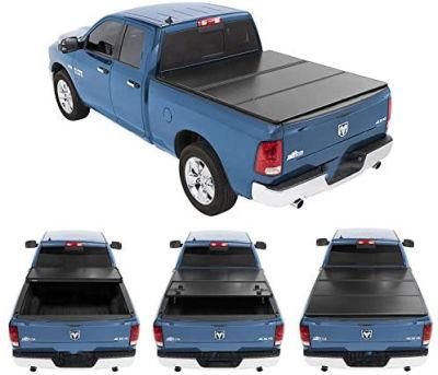 Auto Car Accessories Hard Tri Fold Tonneau Cover OEM Aluminum Alloy Folding Bed Cover for Dodge RAM1500 2016+ 5.8FT/6.5FT